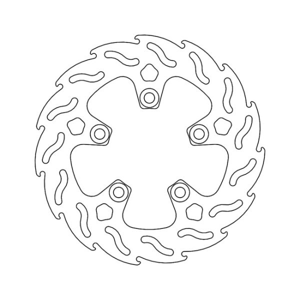 Moto-Master Flame Series Brake Rotor Kawasaki