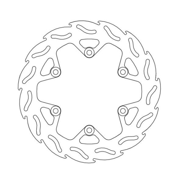 Moto-Master Flame Series Brake Rotor Yamaha