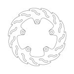 Moto-Master Flame Series Brake Rotor Ducati