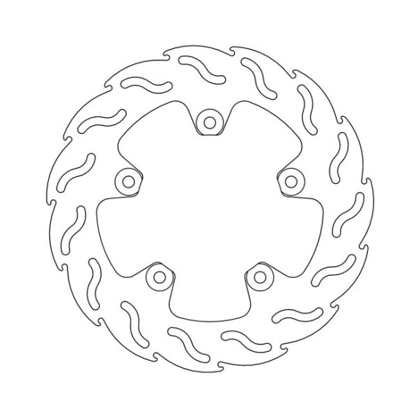 Moto-Master Flame Series Brake Rotor Ducati