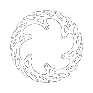 Moto-Master Flame Series Brake Rotor Yamaha