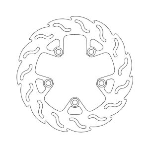 Moto-Master Flame Series Brake Rotor Kawasaki