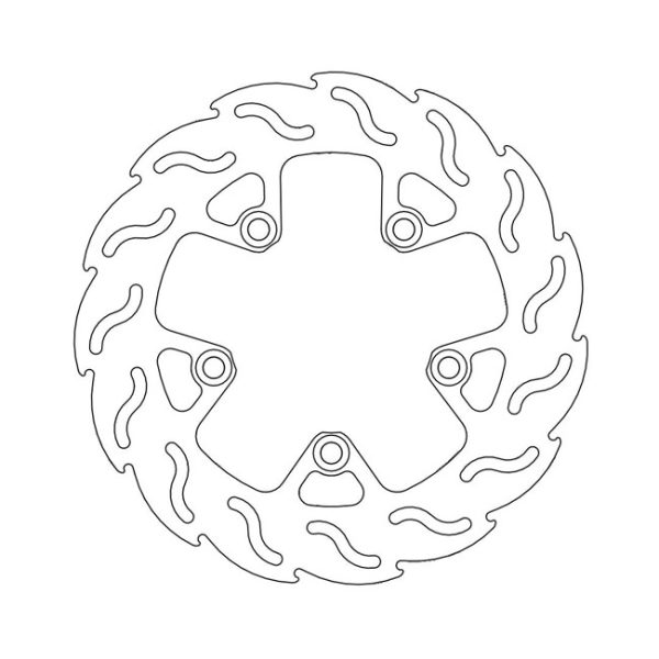 Moto-Master Flame Series Brake Rotor Kawasaki