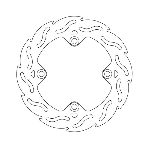 Moto-Master Flame Series Brake Rotor Triumph
