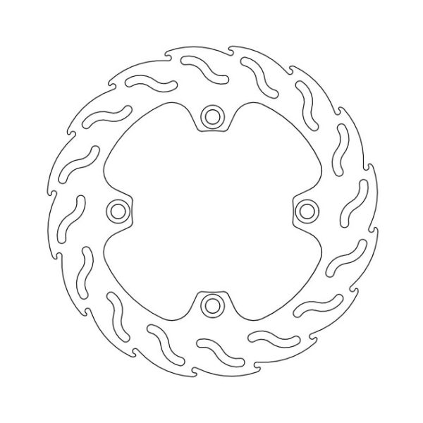 Moto-Master Flame Series Brake Rotor Honda