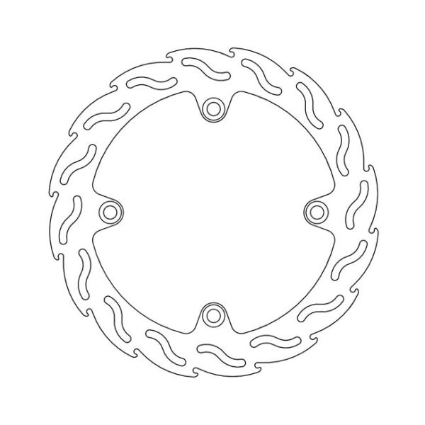 Moto-Master Flame Series Brake Rotor Kawasaki