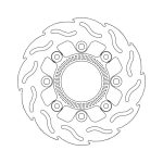 Moto-Master Flame Series Brake Rotor Kawasaki