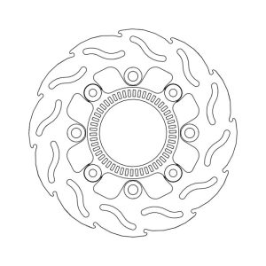 Moto-Master Flame Series Brake Rotor Kawasaki
