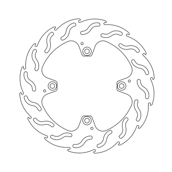 Moto-Master Flame Series Brake Rotor Ducati