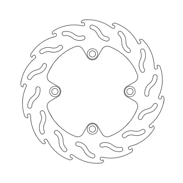 Moto-Master Flame Series Brake Rotor Honda