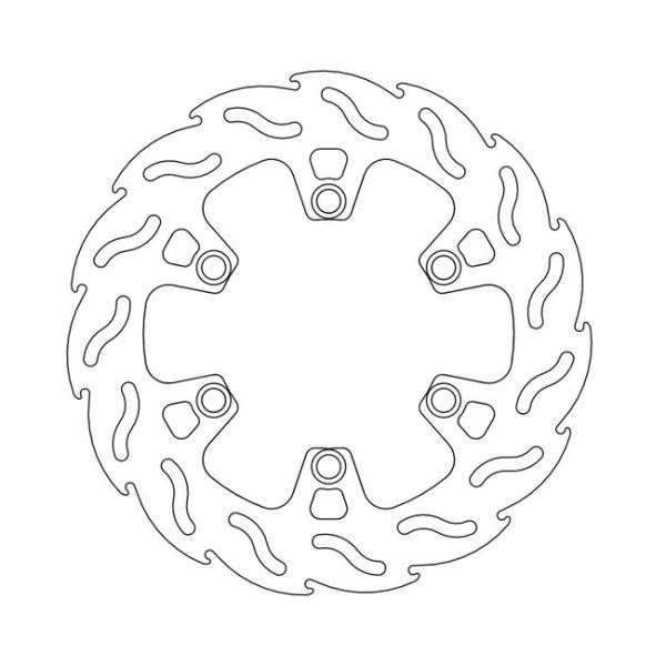 Moto-Master Flame Series Brake Rotor Kawasaki