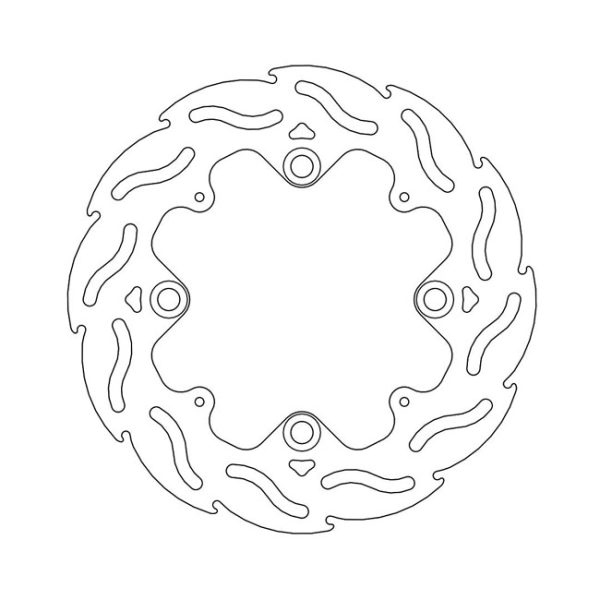 Moto-Master Flame Series Brake Rotor Honda