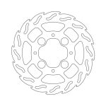 Moto-Master Flame Series Brake Rotor Honda