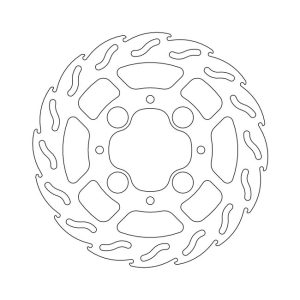 Moto-Master Flame Series Brake Rotor Honda