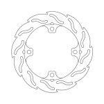 Moto-Master Flame Series Brake Rotor Honda