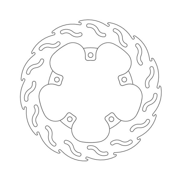 Moto-Master Flame Series Brake Rotor Aprilia