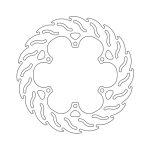 Moto-Master Flame Series Brake Rotor Yamaha