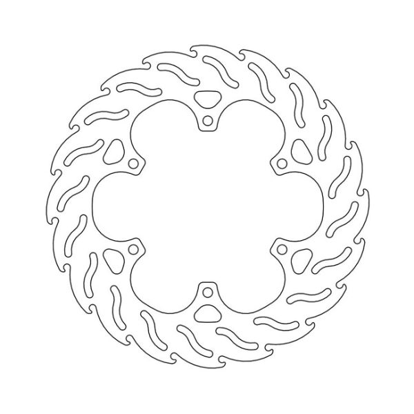 Moto-Master Flame Series Brake Rotor Yamaha