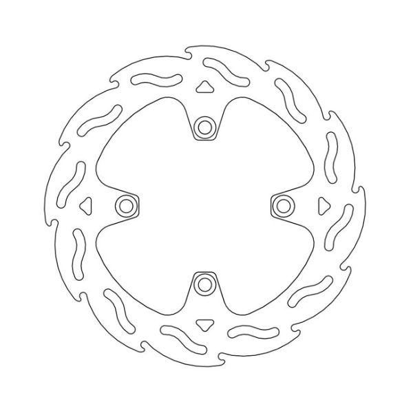 Moto-Master Flame Series Brake Rotor Triumph