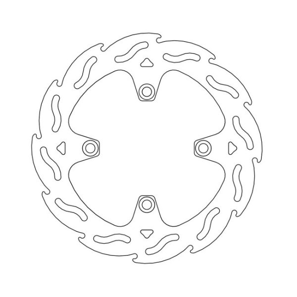 Moto-Master Flame Series Brake Rotor Triumph