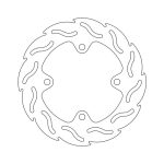 Moto-Master Flame Series Brake Rotor Kawasaki