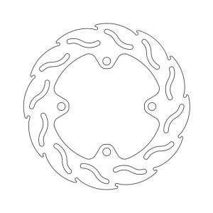 Moto-Master Flame Series Brake Rotor Kawasaki