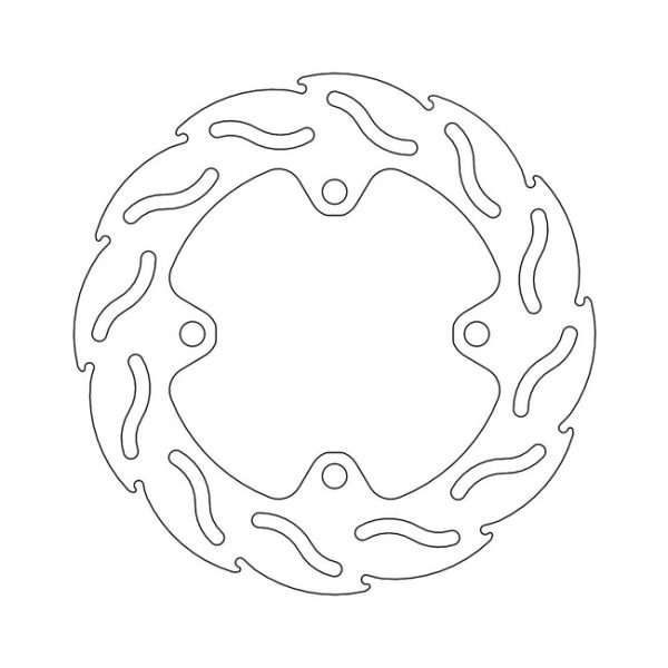Moto-Master Flame Series Brake Rotor Kawasaki