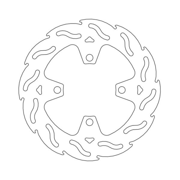 Moto-Master Flame Series Brake Rotor Triumph