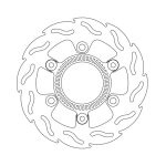Moto-Master Flame Series Brake Rotor Kawasaki