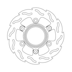 Moto-Master Flame Series Brake Rotor Kawasaki