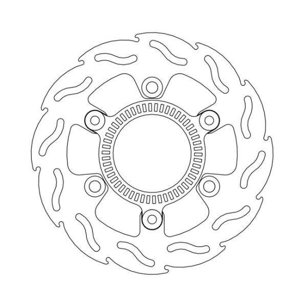 Moto-Master Flame Series Brake Rotor Kawasaki