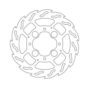 Moto-Master Flame Series Brake Rotor Honda