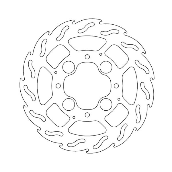 Moto-Master Flame Series Brake Rotor Honda
