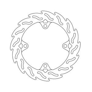 Moto-Master Flame Series Brake Rotor Honda