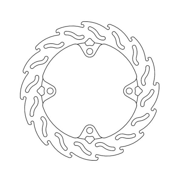 Moto-Master Flame Series Brake Rotor Honda
