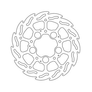 Moto-Master Flame Series Brake Rotor Honda