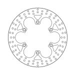 Moto-Master Halo Series Fixed Brake Rotor Triumph