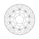 Moto-Master Halo Series Floating Brake Rotor Kawasaki