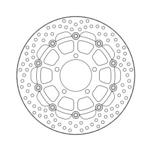 Moto-Master Halo Series Floating Brake Rotor Kawasaki