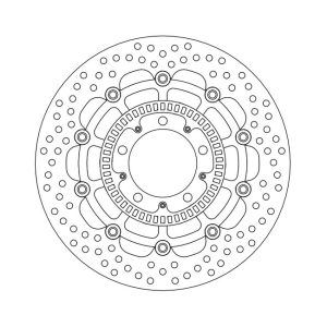 Moto-Master Halo Series Floating Brake Rotor Kawasaki