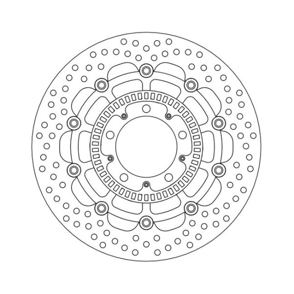 Moto-Master Halo Series Floating Brake Rotor Kawasaki
