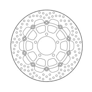 Moto-Master Halo Series Floating Brake Rotor Kawasaki