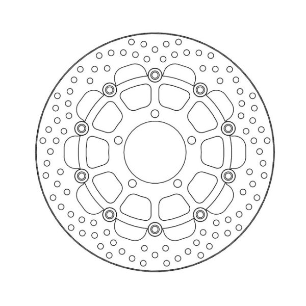 Moto-Master Halo Series Floating Brake Rotor Kawasaki