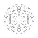 Moto-Master Halo Series Floating Brake Rotor Kawasaki