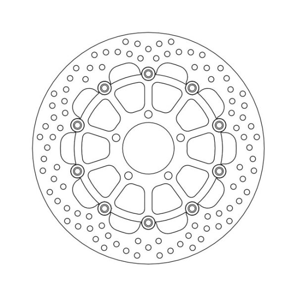Moto-Master Halo Series Floating Brake Rotor Kawasaki