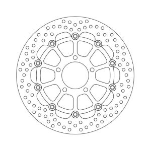 Moto-Master Halo Series Floating Brake Rotor Suzuki
