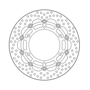 Moto-Master Halo Series Floating Brake Rotor Yamaha