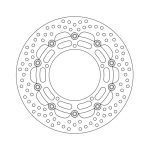 Moto-Master Halo Series Floating Brake Rotor Yamaha