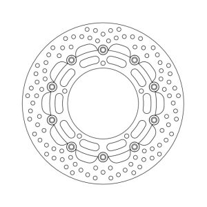Moto-Master Halo Series Floating Brake Rotor Yamaha
