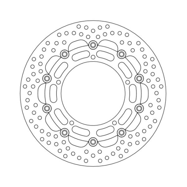 Moto-Master Halo Series Floating Brake Rotor Yamaha